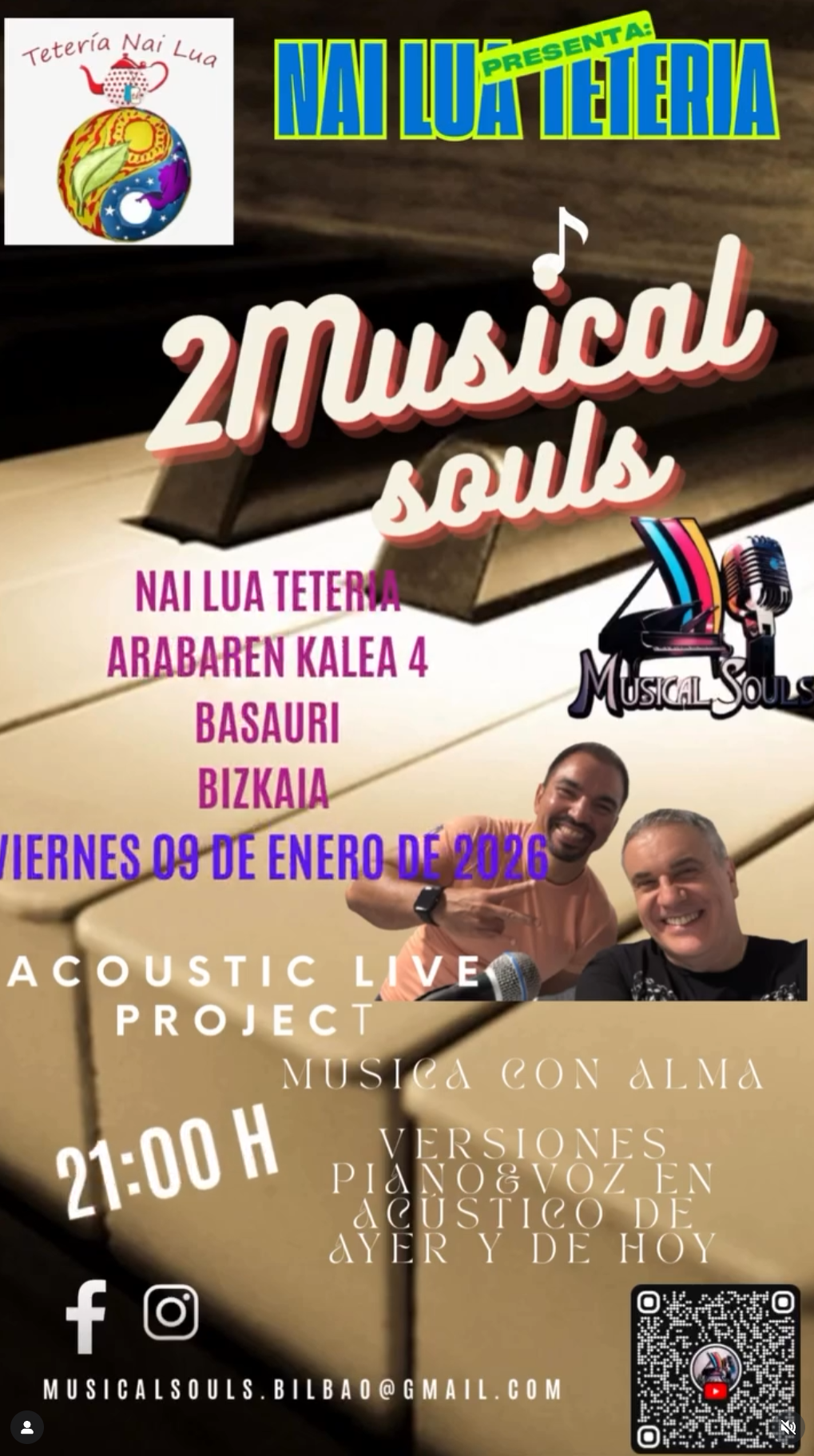2Musical Souls en Tetería Nai Lua